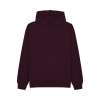 W76 Relaxed Soft Oversized Hoodie Maroon colour image